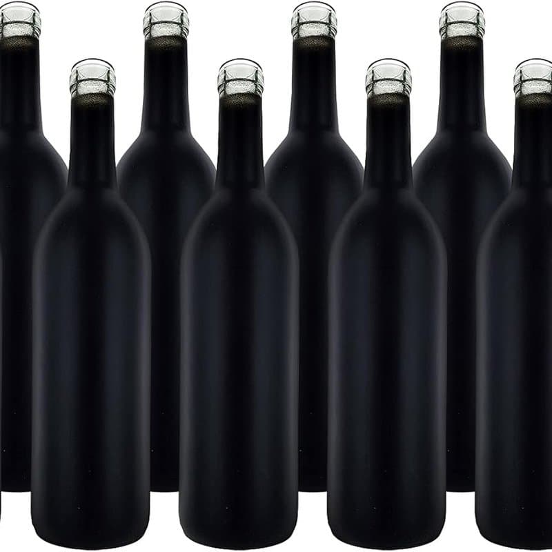 Black Tablecloths 90x132 Inch - 6 Pack Rectangle Polyester - Image 1