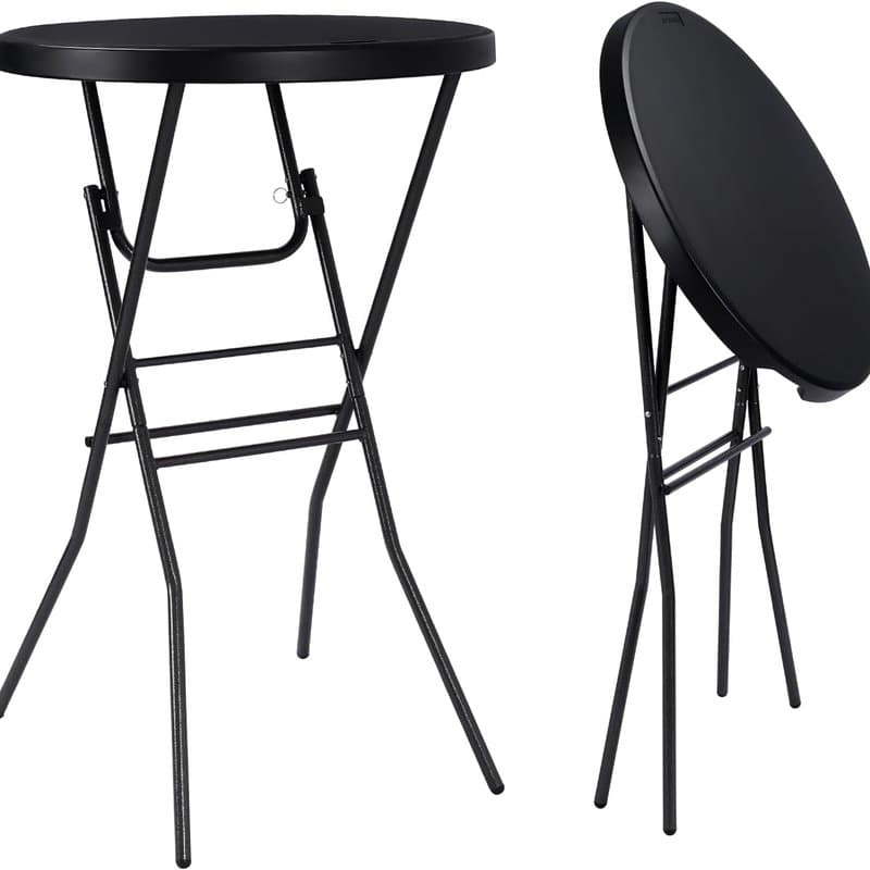 Highboy Cocktail Tables - 42 Inch Round Bar Height Tables (Set of 2) - Image 1